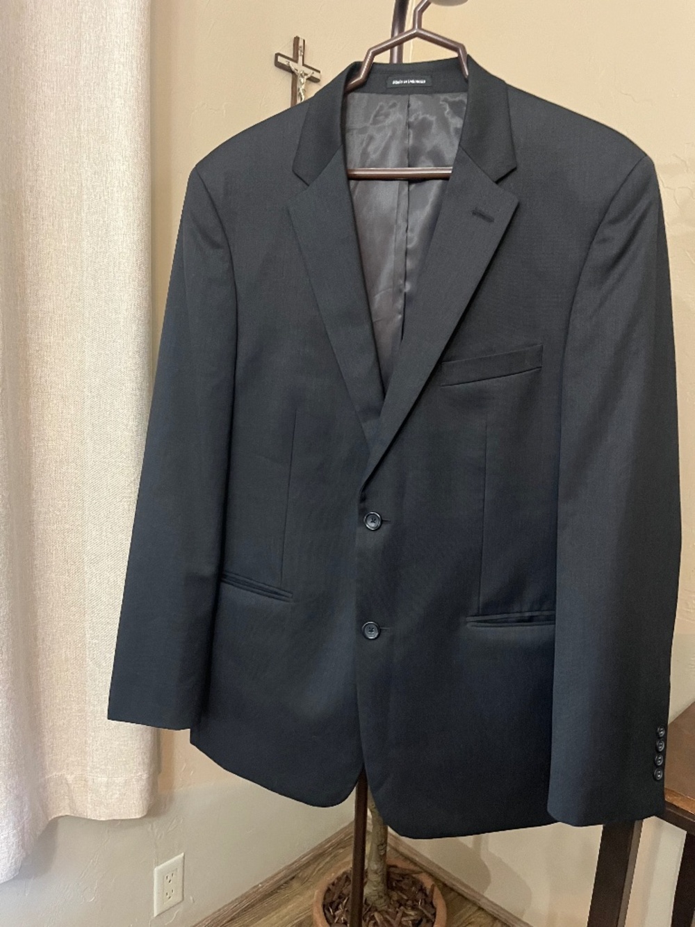 Pronto Uomo Platinum Black Blazer 42 long